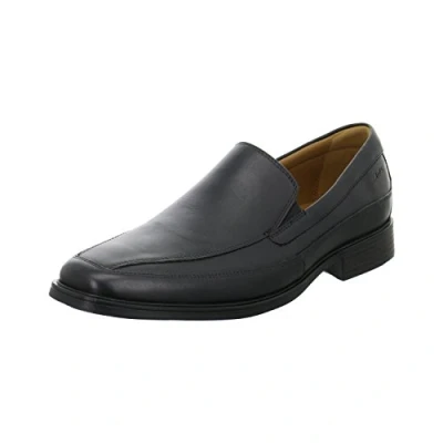 Afbeelding van Clarks tiilden free mocassins heren, zwart.