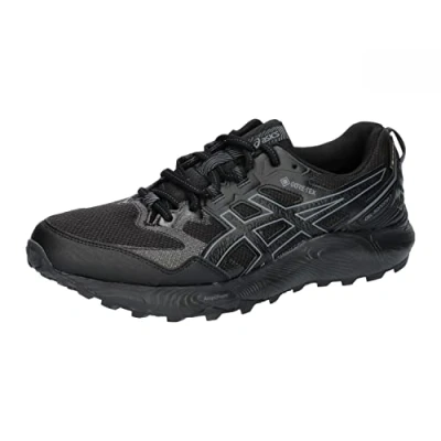 Afbeelding van Asics GEL Sonoma 7 GTX Trail hardloopschoenen, Heren, Maat: 41.5, Black/graphite grey Imitatieleer/ textiel