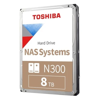 Image de Toshiba N300 NAS Disque dur 8 To interne 3.5&quot; SATA 6Gb/s 7200 tours/min mémoire tampon : 256 Mo