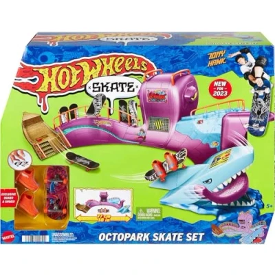 Image de Hot wheels skate skatepark octopus coffret avec fingerboard exclusif HMK01