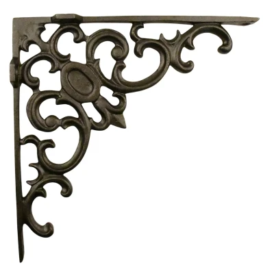 Afbeelding van Good in Style Plankdrager 230x230mm Fleur de Lis blank gelakt