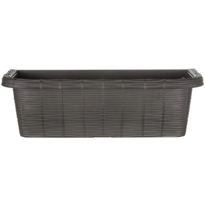 Afbeelding van Bama Fioriera Bloem Balkonbak 60x20x18.5 cm Antraciet