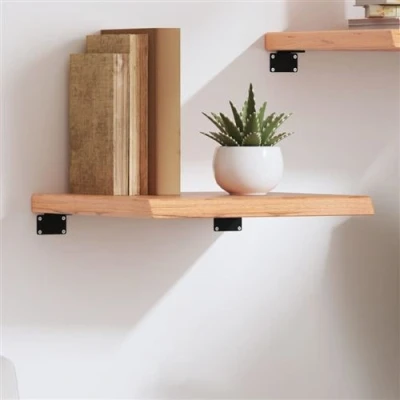 Afbeelding van Wandschap 40x40x4 cm behandeld massief eikenhout lichtbruin