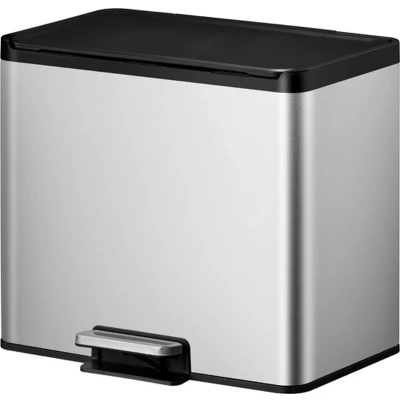 Afbeelding van Eko Essential Recycler Pedaalemmer 15 + L, Mat Rvs