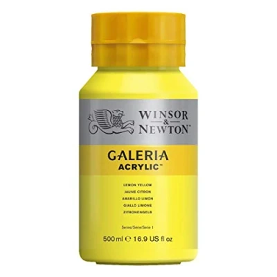 Image de Winsor &amp; Newton Acrylique Galeria 500ml Jaune Citron Série 1