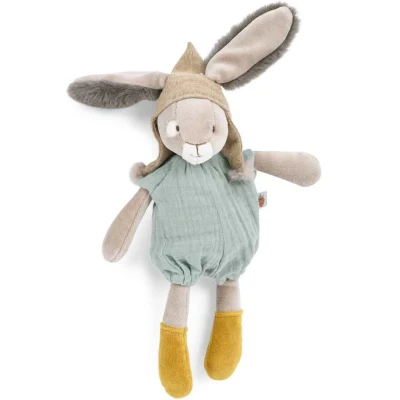 Afbeelding van Moulin roty knuffelkonijn groen 30 cm