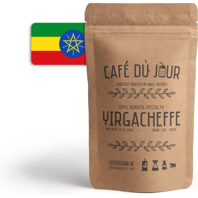Afbeelding van Café du Jour 100% arabica specialiteit Yirgacheffe 1 kilo vers gebrande koffiebonen