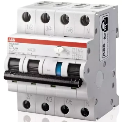 Afbeelding van ABB Aardlekautomaat 3P+N C16A 300mA