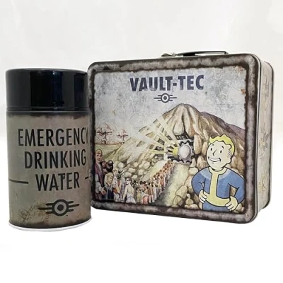 Image de Fallout Weathered Vault Tec Boîte à lunch et flasque