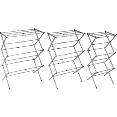 Afbeelding van Inklapbare en uitschuifbare kledingdroger met 3 niveaus Cloxy InnovaGoods (11 Stangen)