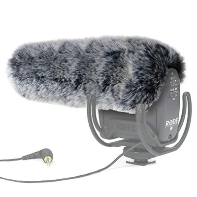 Afbeelding van YOUSHARES Fell voorruit voor buitenmicrofoons, rode VideoMic Pro