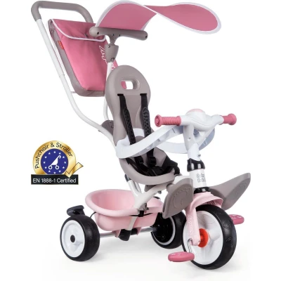 Afbeelding van Driewieler Smoby 7600741401 Roze 3 in 1 (68 x 52 101 cm)