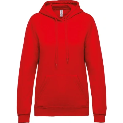 Afbeelding van Kariban Eco damessweater met capuchon K473 Red