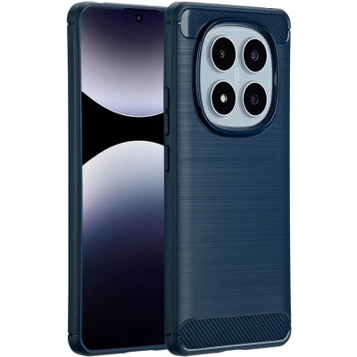 Afbeelding van imoshion Brushed Backcover voor de Xiaomi Redmi Note 14 Pro (4G) Donkerblauw