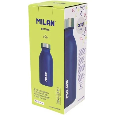 Afbeelding van Thermosfles Milan Serie Acid Blauw Roestvrij staal 354 ml