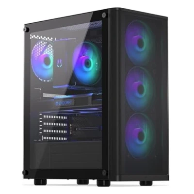 Image de VIST PC Gaming Ryzen 7 5700X RAM 32Go RTX 4060 SSD 1To M.2 WIFI Windows 11 Pro