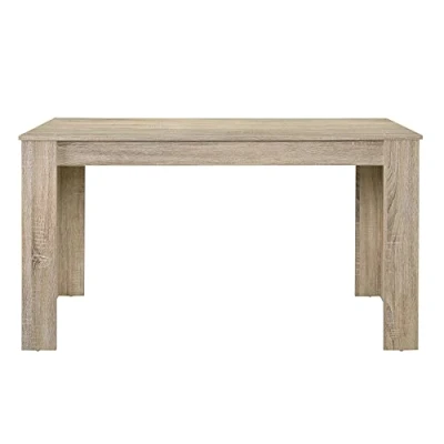Afbeelding van Eettafel Nora landelijke stijl 140x90x77 cm licht eiken