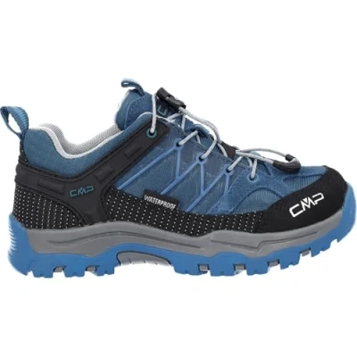 Afbeelding van CMP KIDS Rigel LOW WP Unisex Outdoorschoenen voor kinderen, Maat: 33, Ocean Leer en textiel