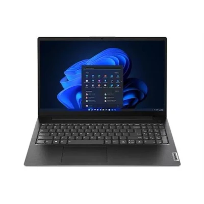 Image de Lenovo V15 G4 AMN 82YU AMD Ryzen 3 7320U / jusqu&#039;à 4.1 GHz Win 11 Home Radeon 610M 8 Go RAM 256 SSD NVMe 15.6&quot; TN 1920 x 1080 (Full HD) Gigabit Ethernet Wi Fi 5 noir business clavier : Français