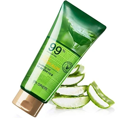 Afbeelding van The Saem JEJU Fresh ALOE Soothing GEL 99% TUBE Nachtverzorging, Maat: 300 ml,