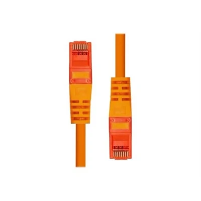 Image de ProXtend Cordon de raccordement RJ 45 (M) pour 7 m 5 mm UTP CAT 6 IEEE 802.3af démarré, sans crochet, bloqué orange
