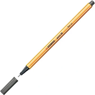 Afbeelding van STABILO point 88 fineliner, donkergrijs fineliner