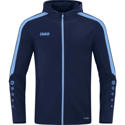 Afbeelding van Jas met kap Power Marine/hemelsblauw / 4XL