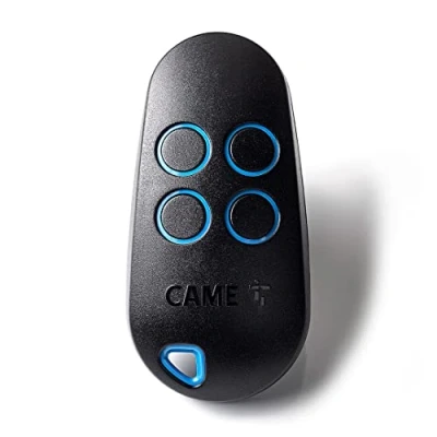 Afbeelding van CAME 806TS 0270 TOP44RBN afstandsbediening 433,92 MHz rolling code, zwart/blauw