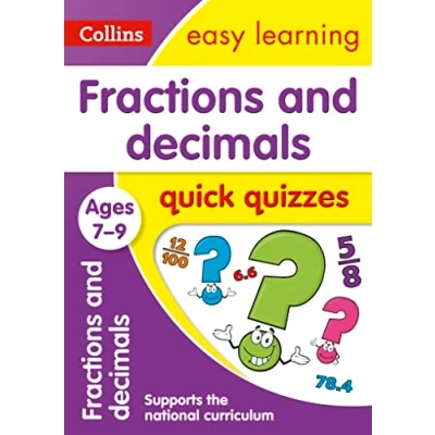 Afbeelding van Fractions &amp; Decimals Quick Quizzes Ages 7 9