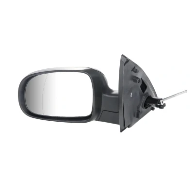 Afbeelding van Buitenspiegel Tyc 325 0026 Links Zwart Instellen: kabel, Bol vormig OPEL: Corsa C Hatchback
