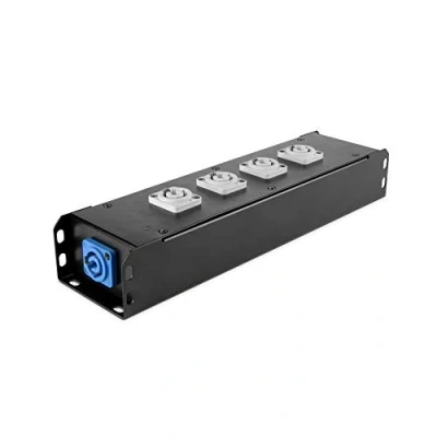 Afbeelding van Adam Hall Accessories Pro Port 4 PP stroomverdeler 1 Power Twist ingang + 5 uitgangen