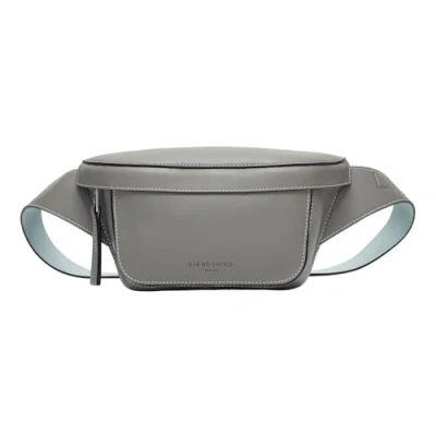 Afbeelding van LIEBESKIND BERLIN Leren Gordeltas Schoudertas Alessa 2 Kodiaq Belt Bag Thunder Grijs