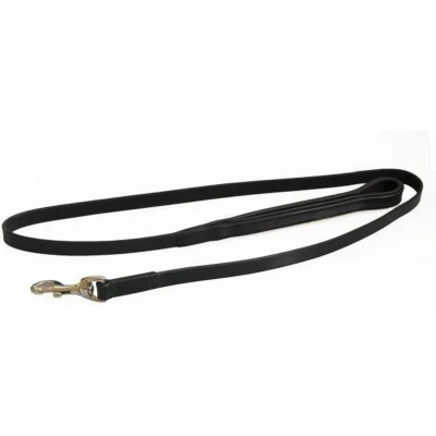 Afbeelding van Leren hondenriem 130 cm zwart