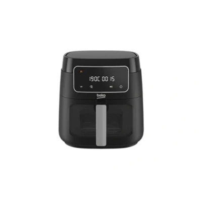 Afbeelding van Multifunctionele heteluchtfriteuse BEKO FRL3374B 1900 W 7,6 L voor 2 kg friet LCD touchscreen Zwart