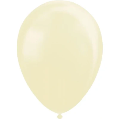 Afbeelding van Ballonnen metallic ivoorkleur 30cm 10 stuks