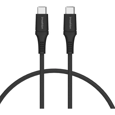 Afbeelding van imoshion Braided USB C naar kabel 0,25 meter Zwart