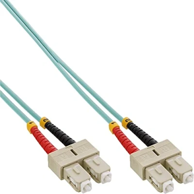 Afbeelding van InLine Glasvezel duplex kabel SC/SC 50/125um OM3 30m (LSOH, CAT6, 30 m), Netwerkkabel