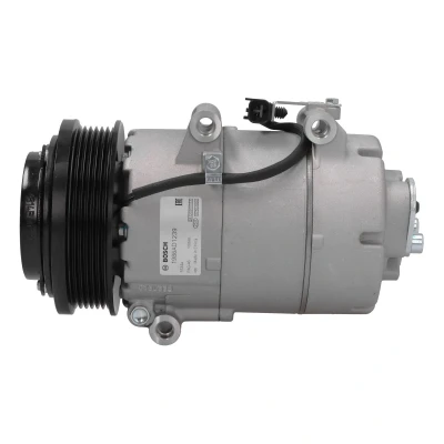 Afbeelding van BOSCH 1 986 AD1 239 AC Compressor 12V PAG 46 R134a Met montagehandleiding, afdichtring VOLVO: S40 II, V50, C30, FORD: Focus 2