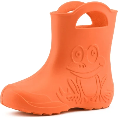 Afbeelding van Ladeheid LA CA Frog Kinder Regenlaarzen Rubber Licht EVA Oranje (151c) 24/25