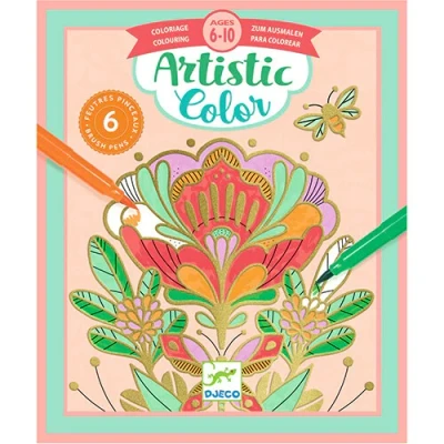 Afbeelding van Djeco kleurplaten flora