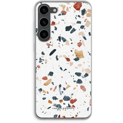Afbeelding van Case Company® hoesje geschikt voor Samsung Galaxy S23 Plus Terrazzo N4 Soft Cover Telefoonhoesje Bescherming aan alle Kanten en Schermrand