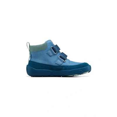 Afbeelding van Affenzahn Chaussures mi saison en cuir Friendy Résistantes aux intempéries Respirantes Avec semelle antidérapante et réflecteurs Taille 21 32, Requin bleu foncé, 25 EU
