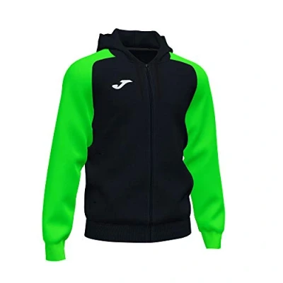Afbeelding van Joma Academy IV Sweatshirt met capuchon voor heren, zwart/fluorescerend groen