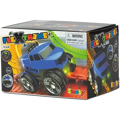 Afbeelding van Smoby FleXtreme Truck Raceauto Met Voor En Achterlichten Vanaf 4 Jaar Kunststof Blauw