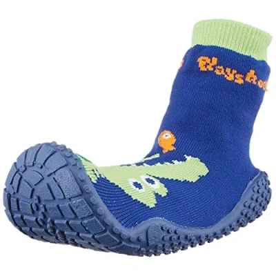 Afbeelding van Playshoes Aquasokken met UV bescherming krokodil, strand en zwembadschoenen, uniseks, kinderen, marineblauw 11