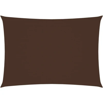 Afbeelding van vidaXL Zonnescherm rechthoekig 5x7 m oxford stof bruin