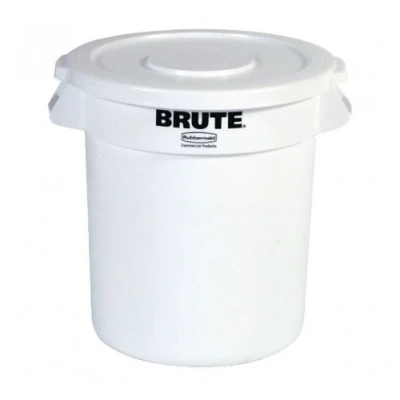 Image de Conteneur rond avec conduits d&#039;aération Blanc 38 à 167 L Rubbermaid