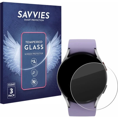 Afbeelding van Savvies Glas Screenprotector voor Samsung Galaxy Watch 5 (40mm) Gehard Beschermglas 9H (3 Stuks)