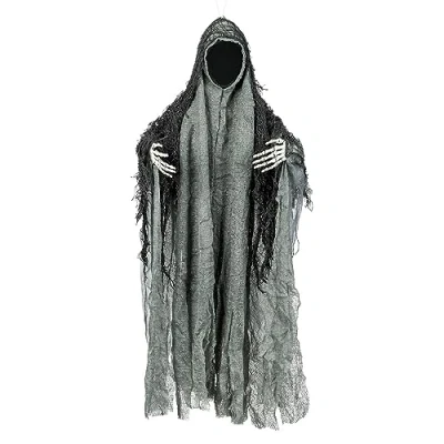 Afbeelding van Boland Decoratie Gezichtsloze zwarte geest (46 cm) Horror
