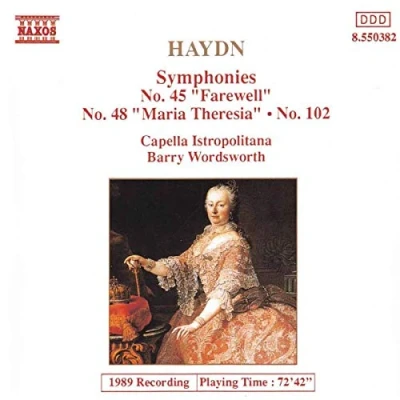 Afbeelding van Capella Istropolitana Symphonies 45, 48 &amp; 102 (CD)